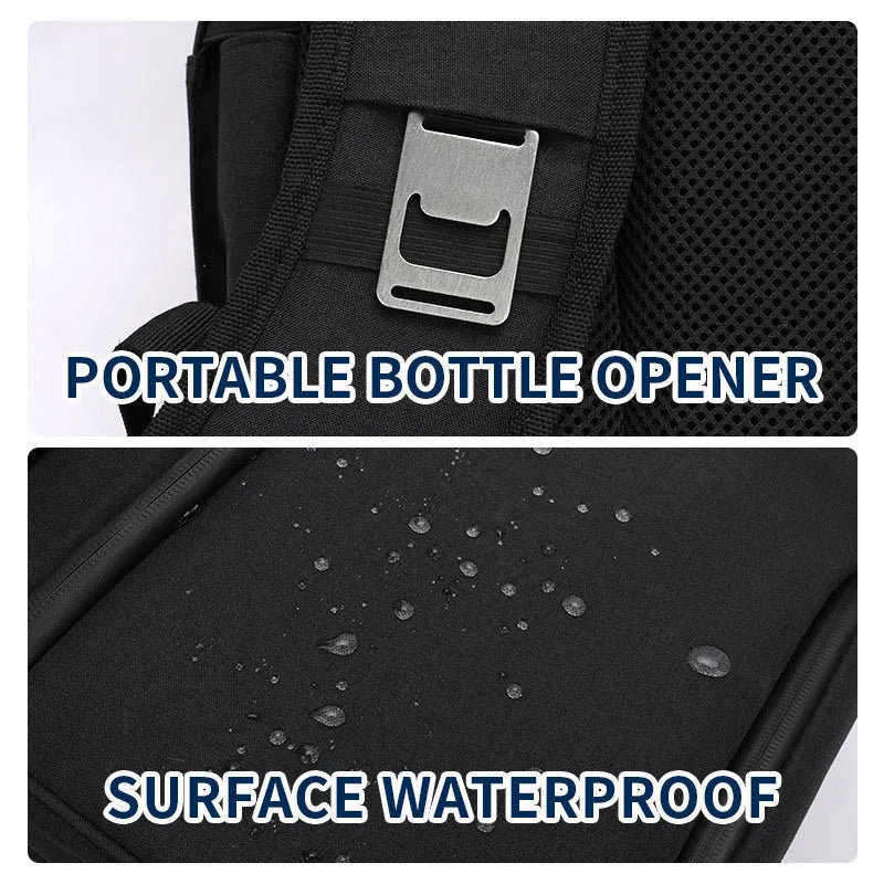 Double layer insulated waterproof picnic backpack with shoulder straps in multiple colour options