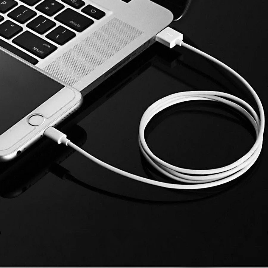 5V 2A USB travel charger compatible with iPhone and iPad models with charging cable