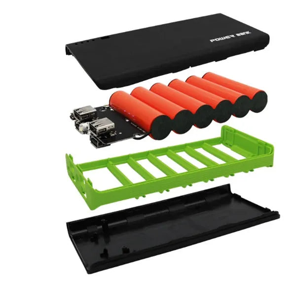 20000mAh power bank in multiple colours with 4U fast charging technology for mobile devices