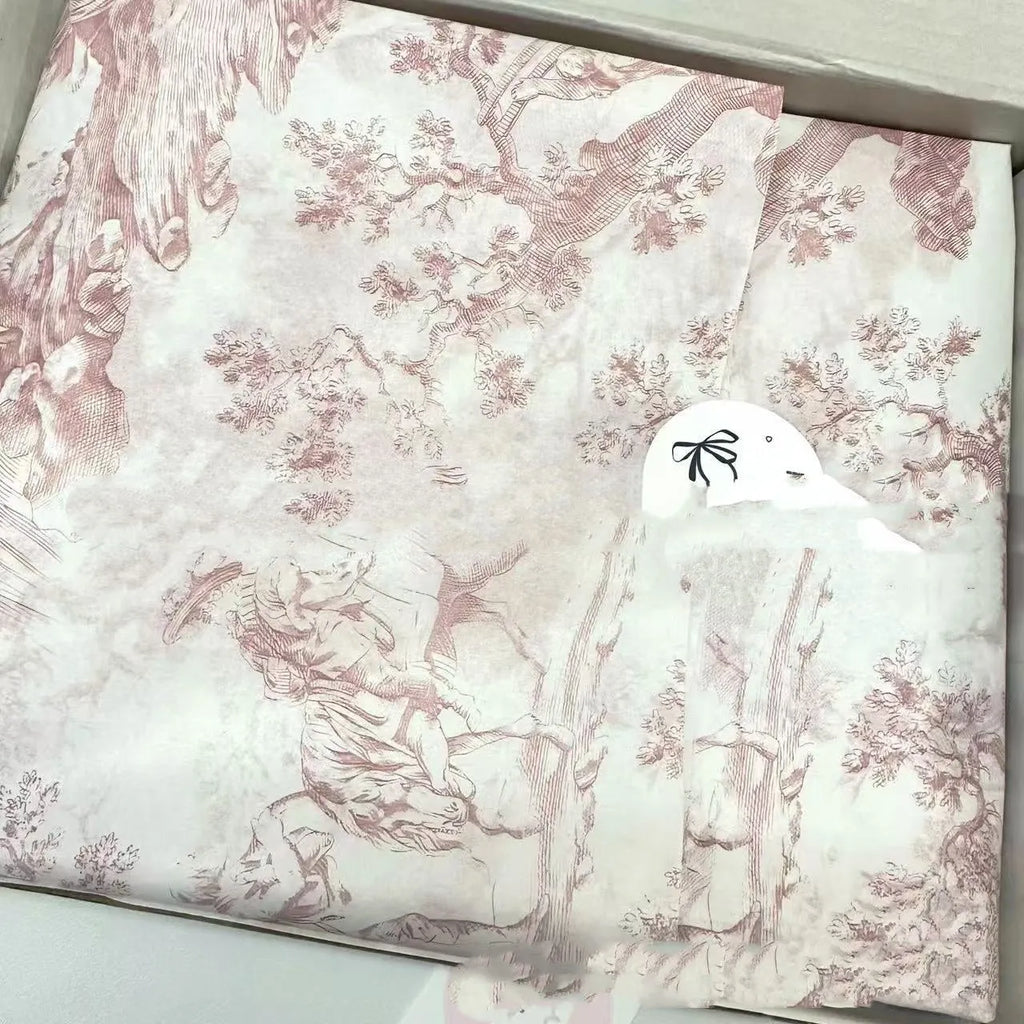 French Mg tissue paper sheet in retro purple colours measuring 50x70cm for gift wrapping