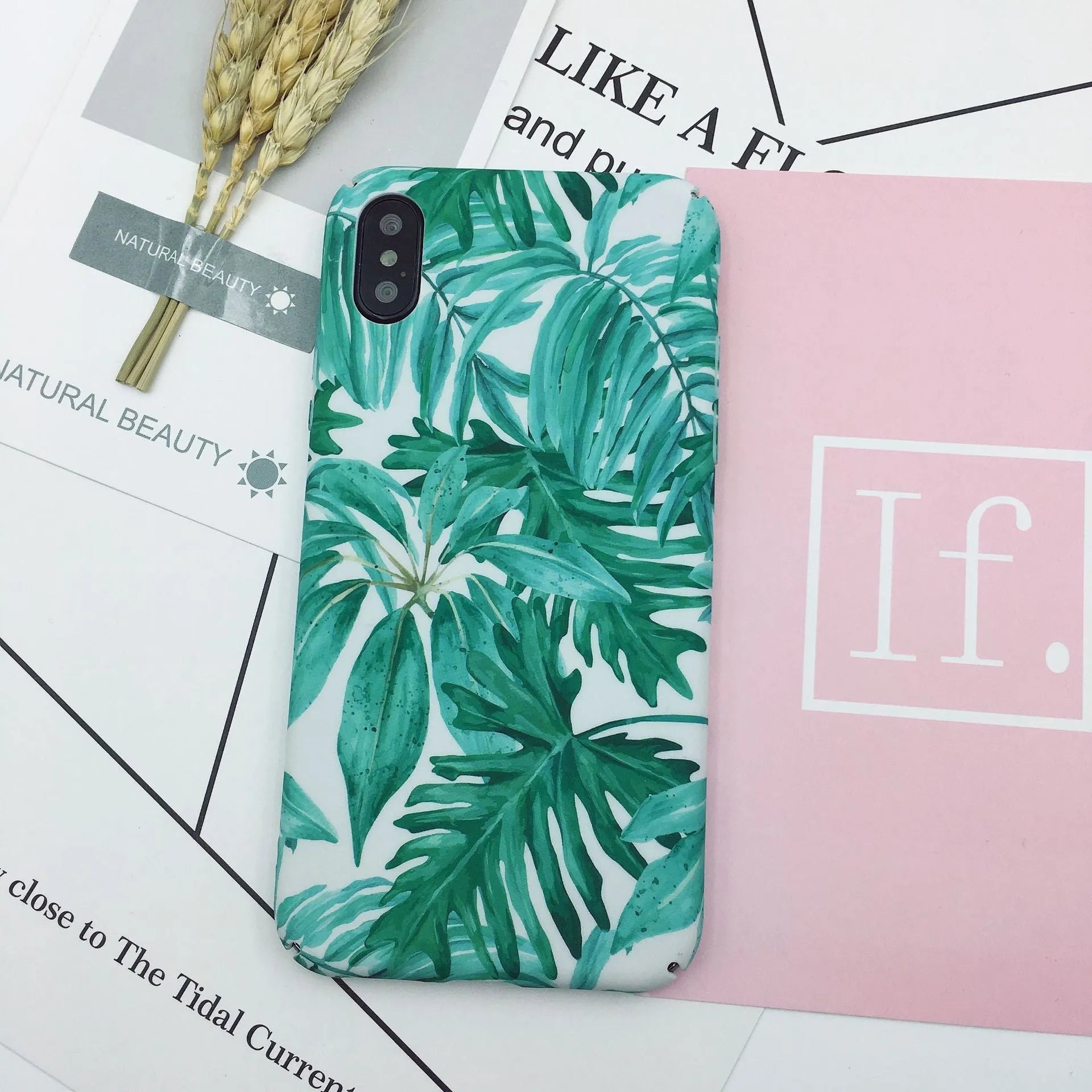 Painted PC back cover phone case for iPhone XS MAX, OPPO and VIVO models in Green