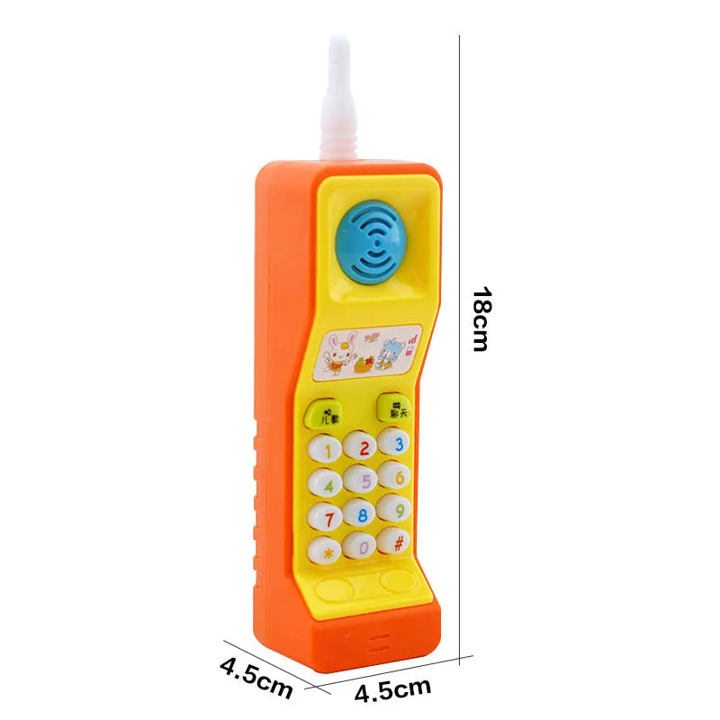 Children's educational toy with sound, light, and music features showing cartoon animal theme for 3-year-olds