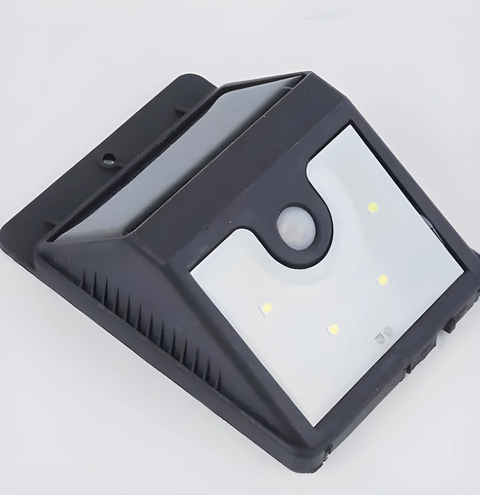 Four solar powered LED motion sensor lights for outdoor garden and security use