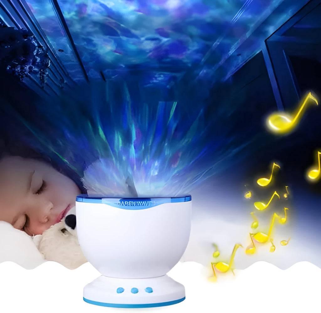 Blue ocean LED projection lamp for wall and ceiling illumination