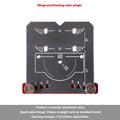 35mm hinge punch locator rule with adjustable margin settings and integrated hard alloy tapper blade.