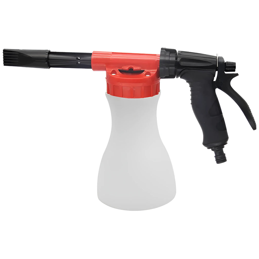 Foam pot high pressure water gun for garden irrigation with adjustable pressure
