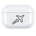 Simple solid colour PC protective shell case for Apple AirPods Pro 3 earphones