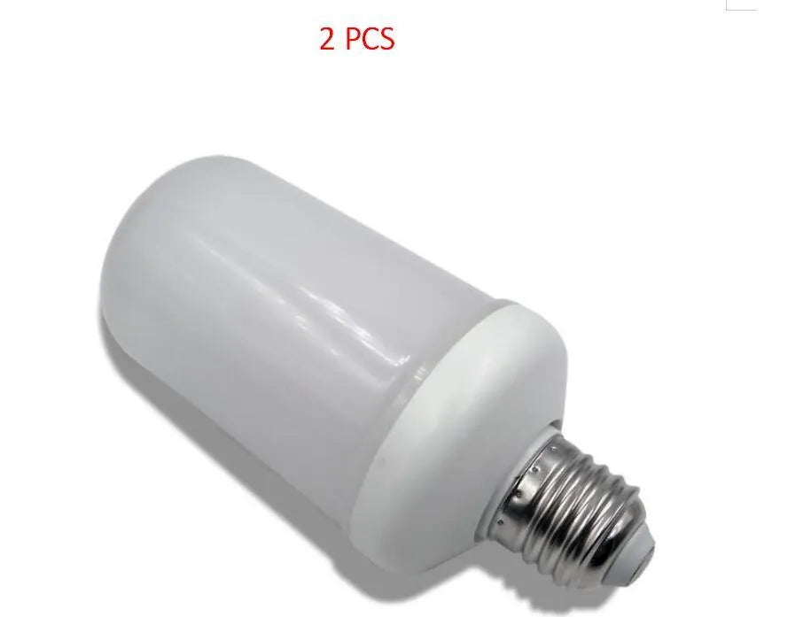 Atmosphere decorative LED lamp emitting a warm white flickering flame-like light.
