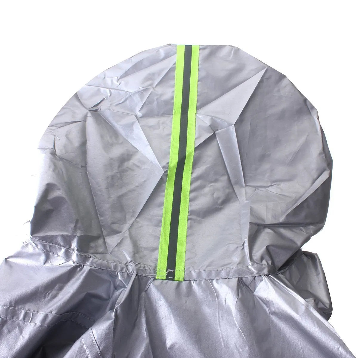 Car windshield frost cover in black/silver, 169x238cm, fitted over windscreen with edges tucked inside car doors