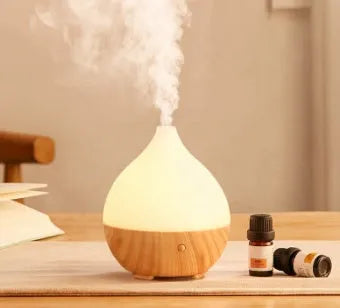 Asakusa wood grain style 100ml ultrasonic essential oil aroma diffuser and humidifier.