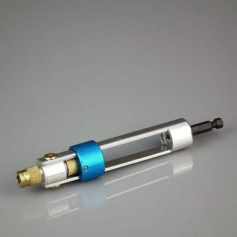 Half Time Drill driver attachment with swivel head and set of drill and screwdriver bits