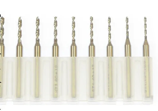 Set of imported tungsten carbide micro engraving bits for electronics and PCB processing