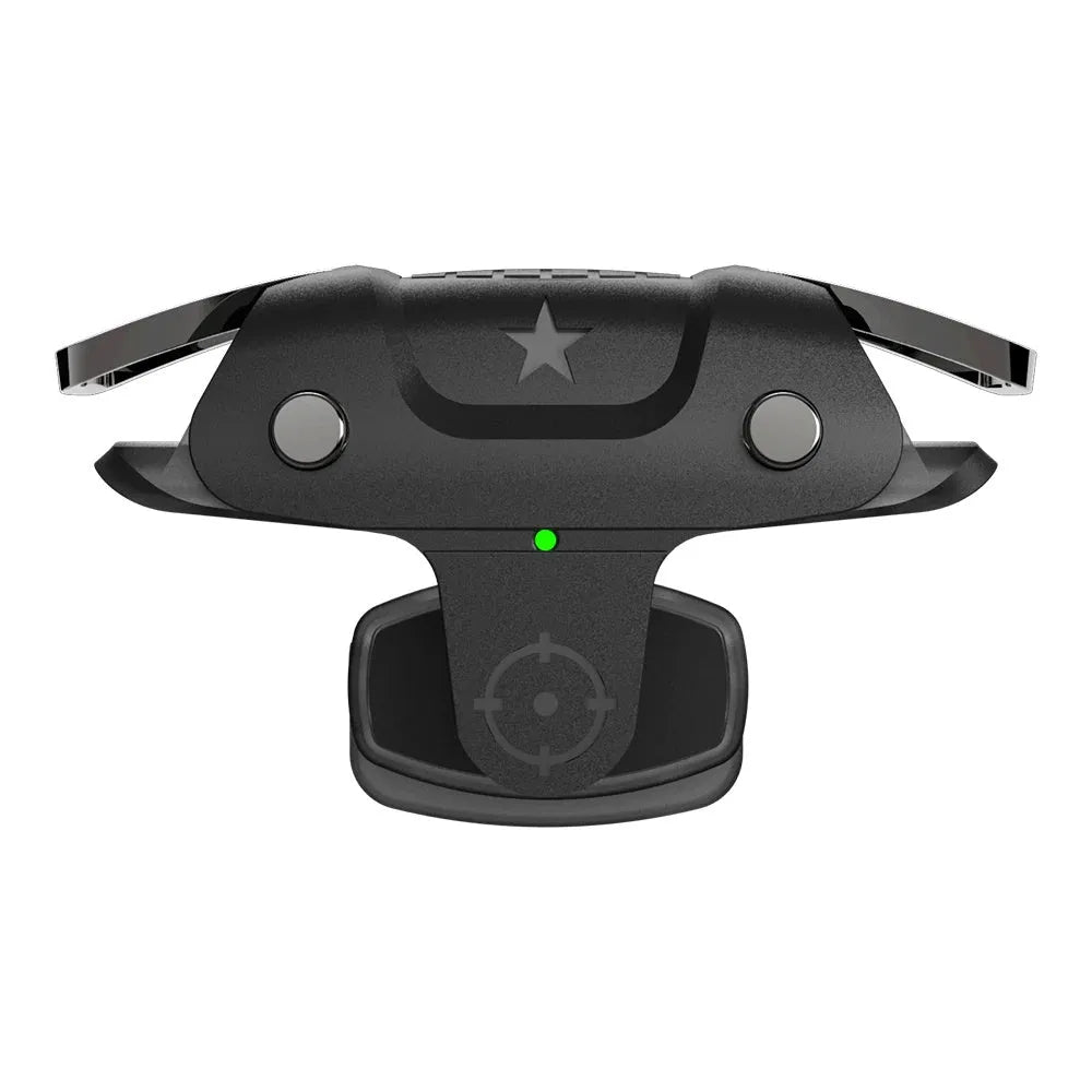 Black F5 wireless game controller for mobile phones, showing joystick and buttons.