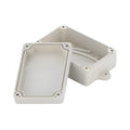 F4B-1 white ABS plastic waterproof instrument enclosure box for electronics.