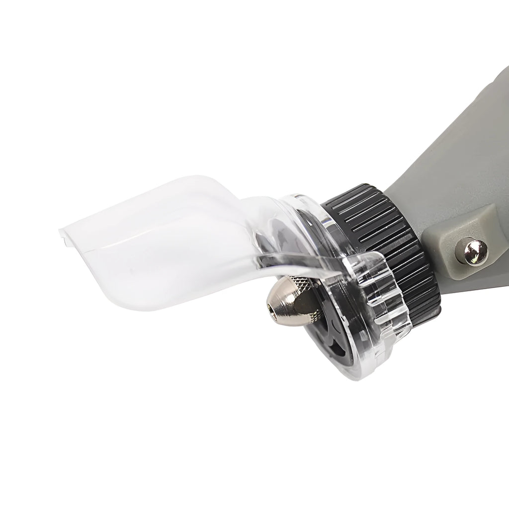 Transparent plastic safety cover for Delta grinder with 17.5-19mm thread port