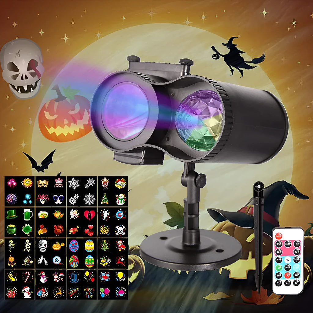 Outdoor waterproof double tube animated watermark light with IP65 rating and LED technology