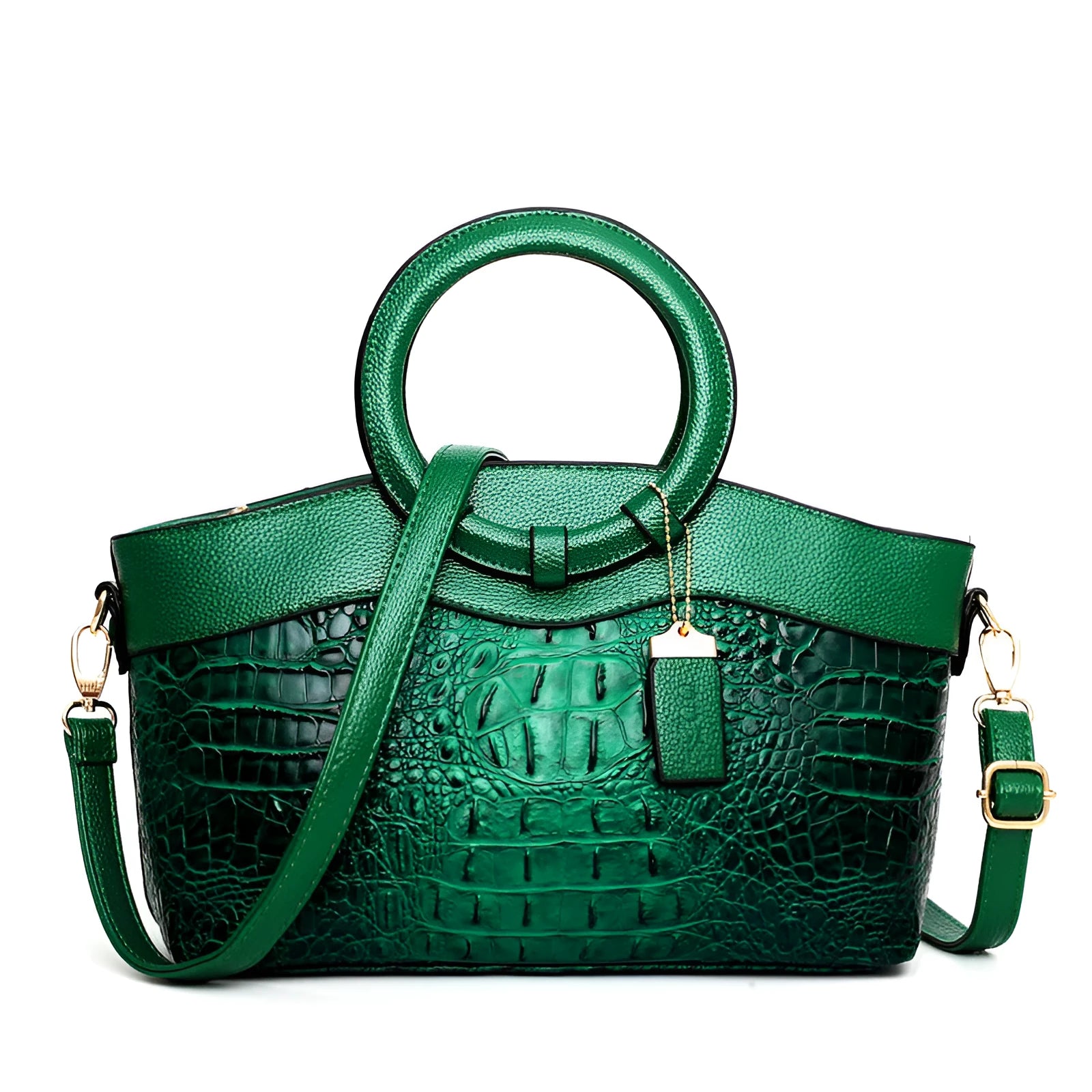 A casual fabric ladies handbag in one of six colours, showing external design and internal phone and ID pockets.
