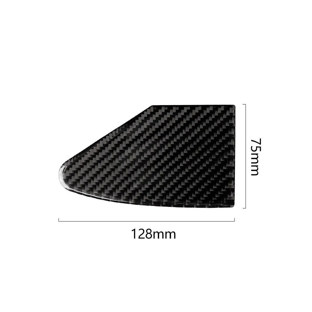 Carbon fibre texture sticker for covering a laptop charging port panel