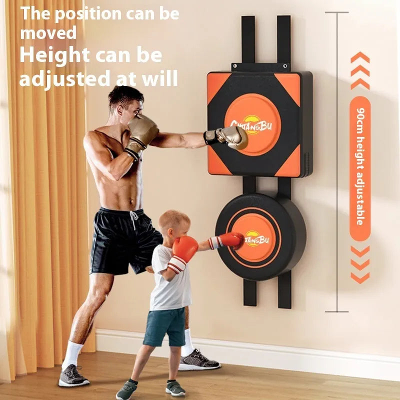Wall mounted boxing target sandbag in PU material for home training