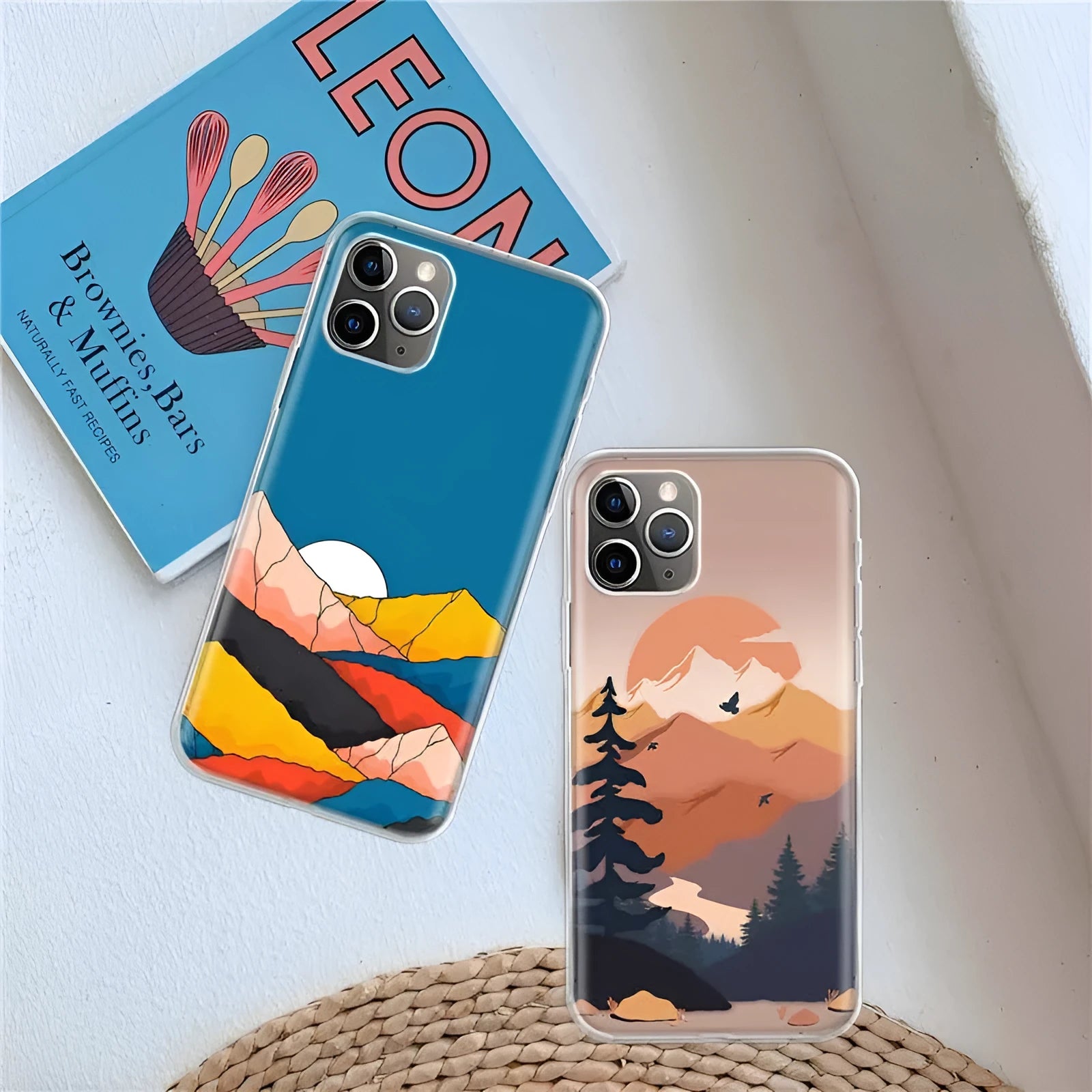 TPU phone case for iPhone 15 Pro Max with anime flower print and drop resistant protection