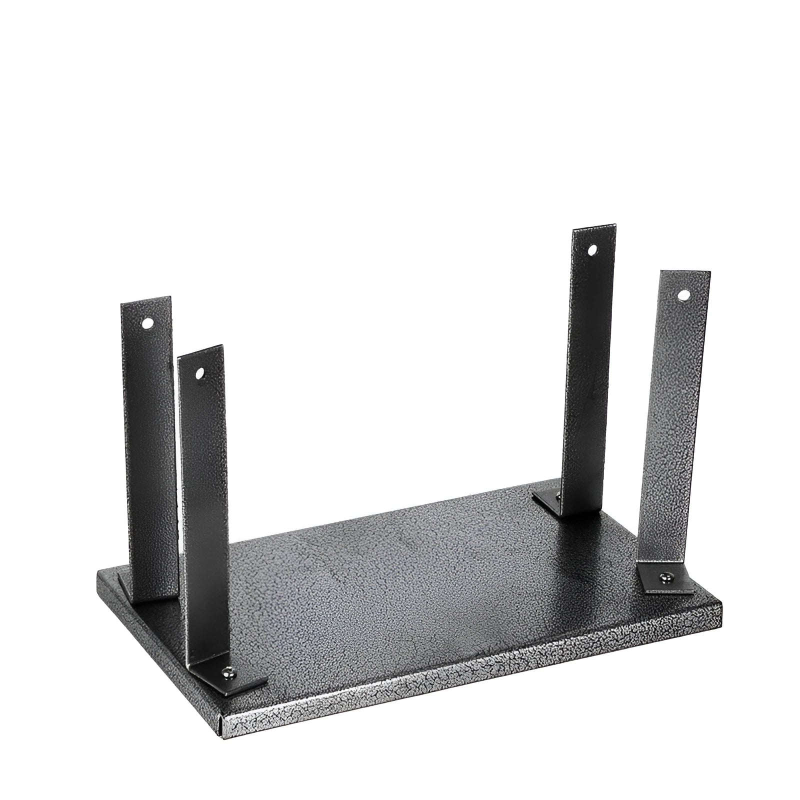 Black iron flip chip bracket accessory for portable electric planers measuring 285mm long