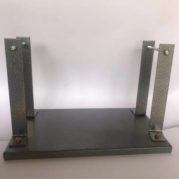 Black iron flip chip bracket accessory for portable electric planers measuring 285mm long