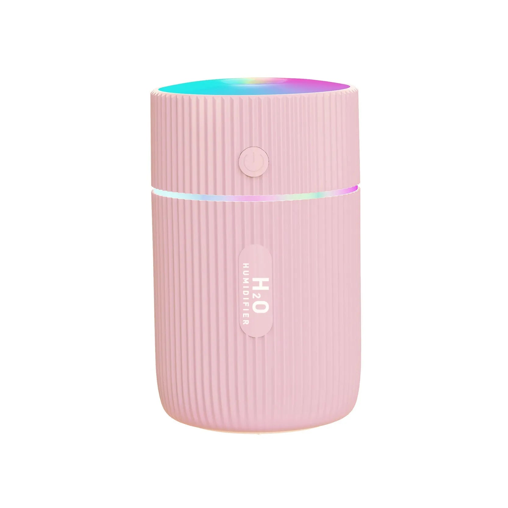 Ultrasonic portable car diffuser humidifier USB 240ml 4H 8H timer pink white black green