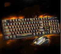 Limei GTX300 gaming keyboard and mouse set with backlit mechanical keyboard showing multiple colour options
