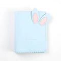 Cute rabbit mini photo album in pink, blue or white with PU cover and 16 loose-leaf pages