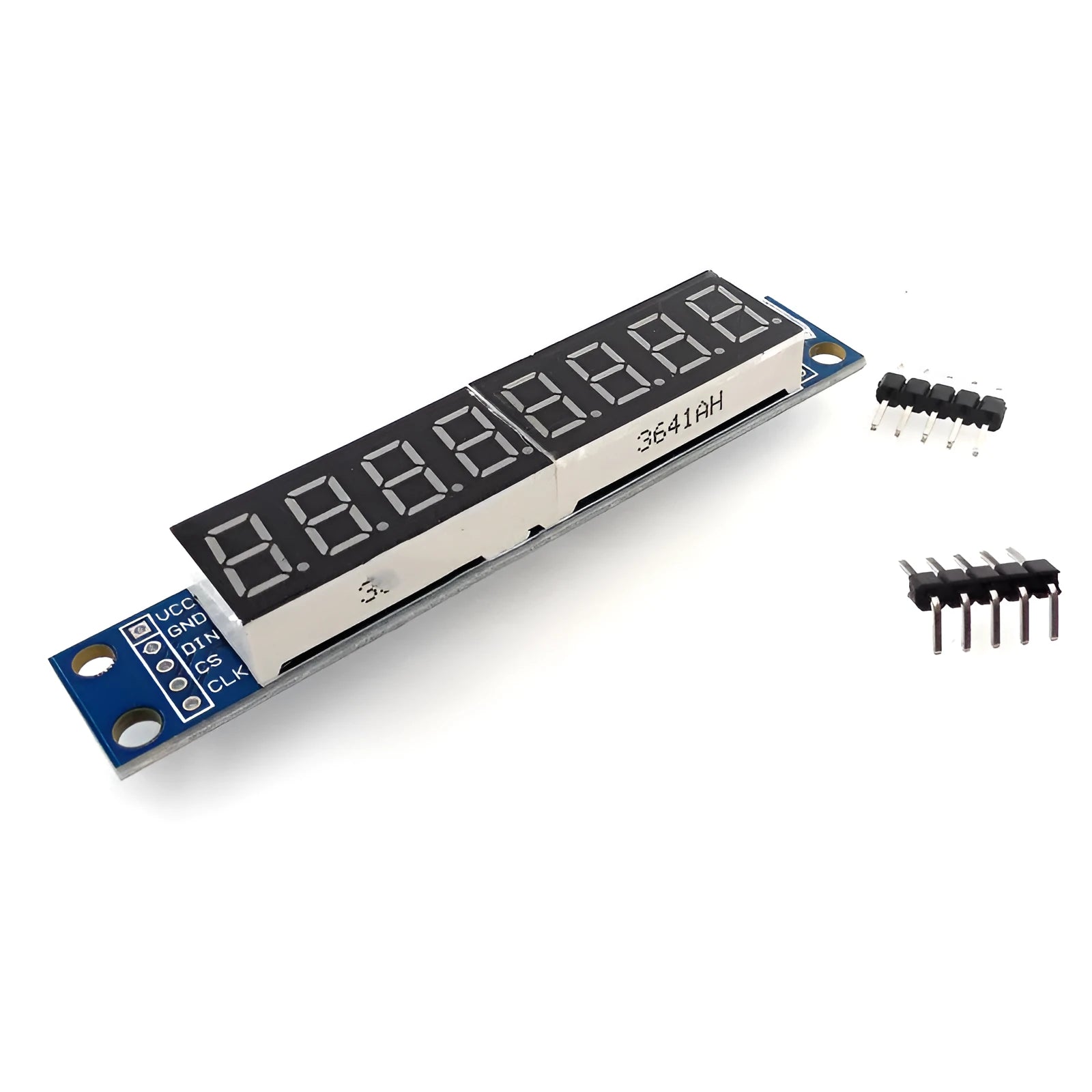 Digital tube display module control module blue black 82x15x12mm shell 5V PCB