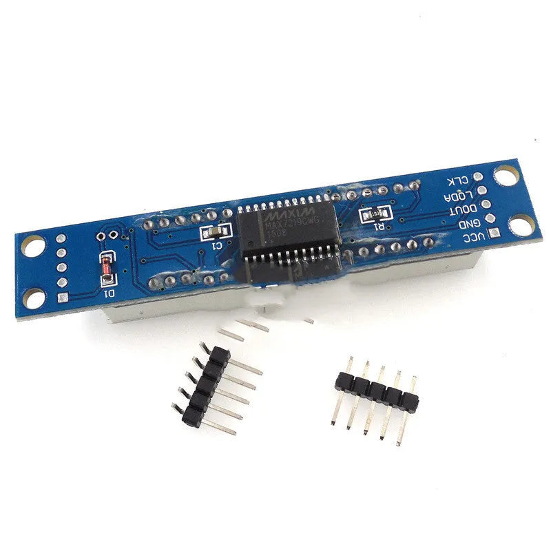 Digital tube display module control module blue black 82x15x12mm shell 5V PCB