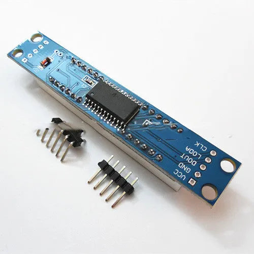Digital tube display module control module blue black 82x15x12mm shell 5V PCB