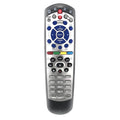 Black DISH Network universal flat remote control compatible with code 20.1 satellite receivers