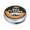 Car polishing and scratch repair kit with solid cream wax in silver colour