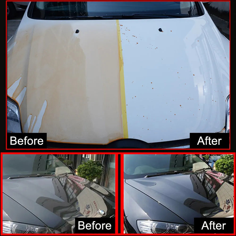 Car polishing and scratch repair kit with solid cream wax in silver colour