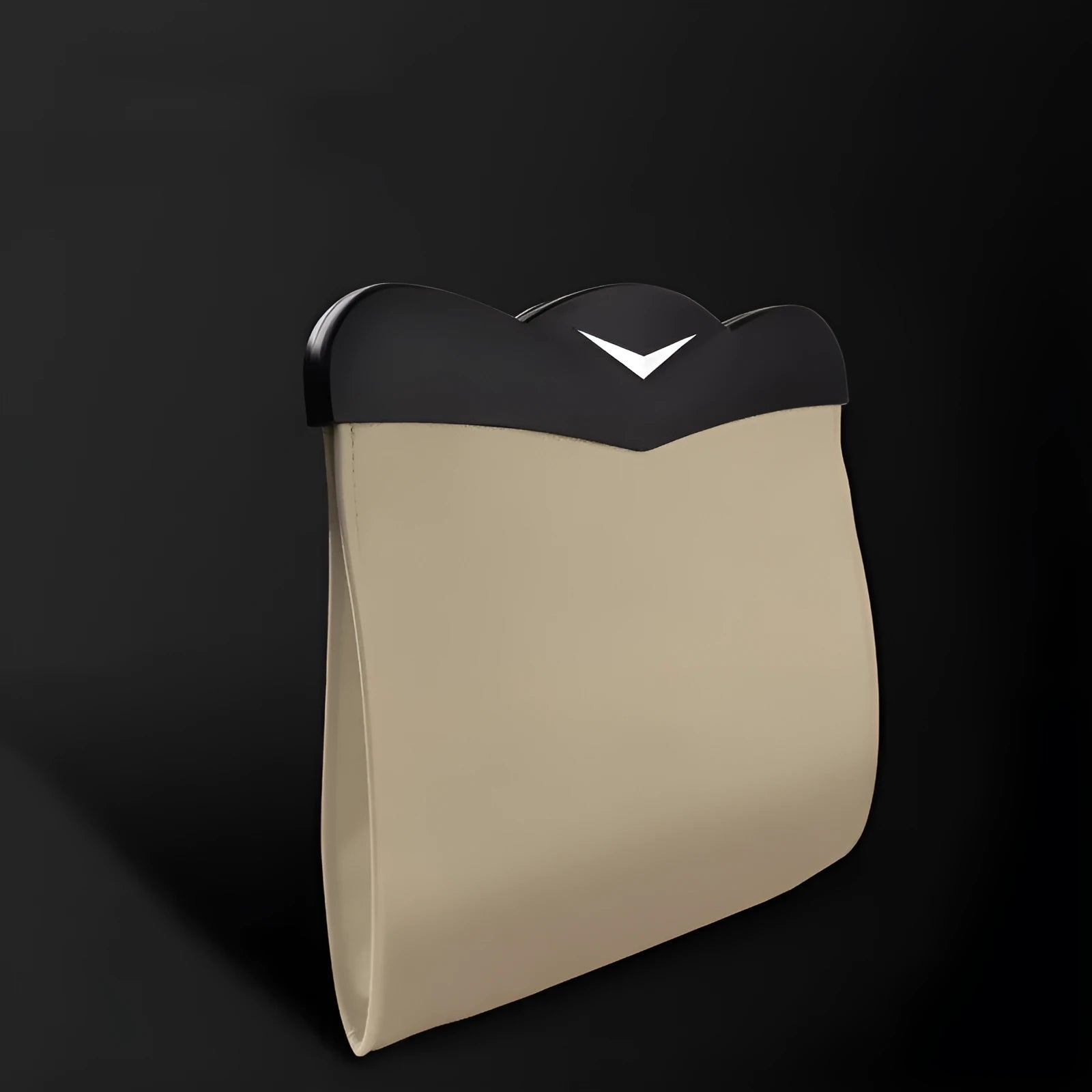 Folding storage car bag in solid colour, rear car hanging type, multifunctional trash bag for vehicle interior