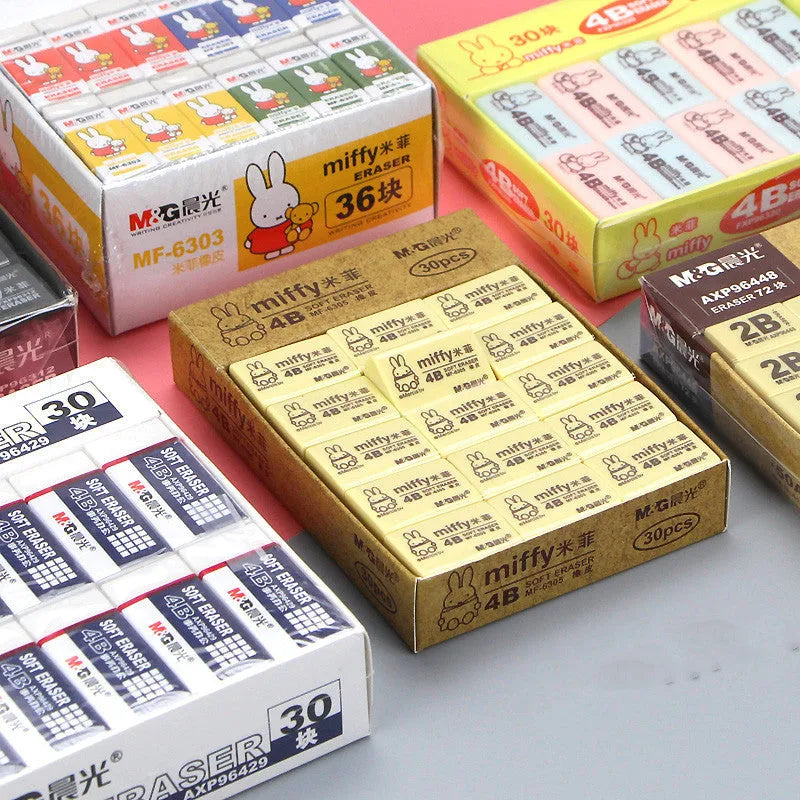 Children's small eraser student exam eraser in colour soft clean design by Chenguang