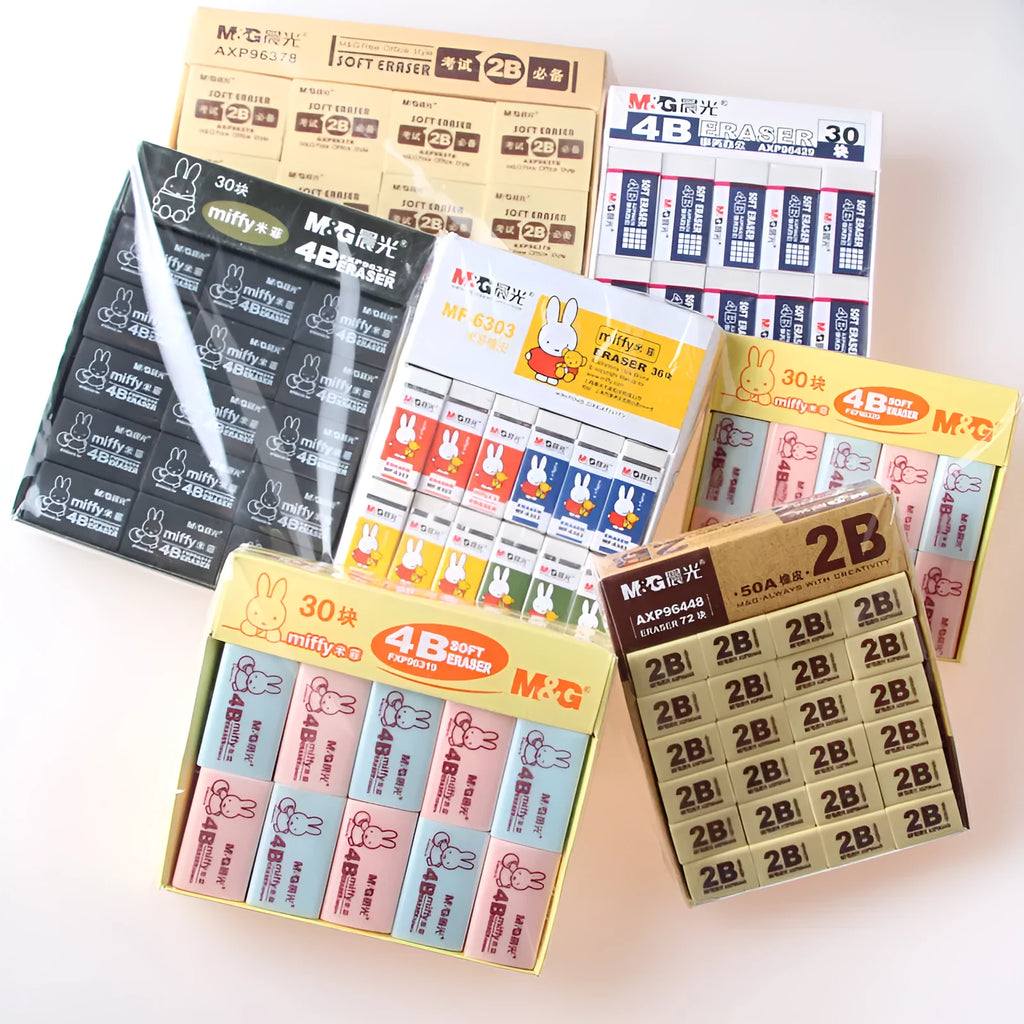 Children's small eraser student exam eraser in colour soft clean design by Chenguang