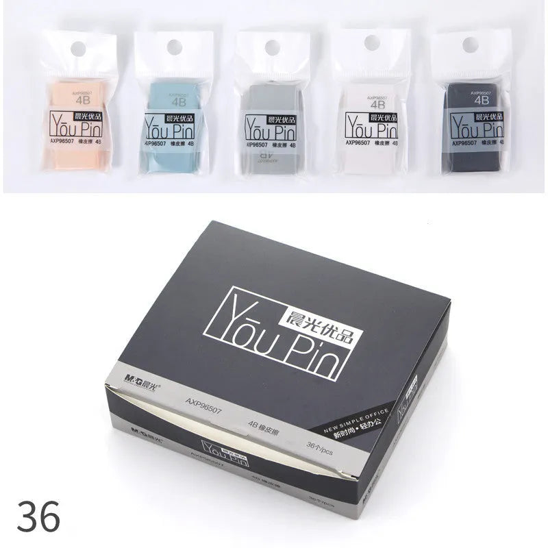 Children's small eraser student exam eraser in colour soft clean design by Chenguang