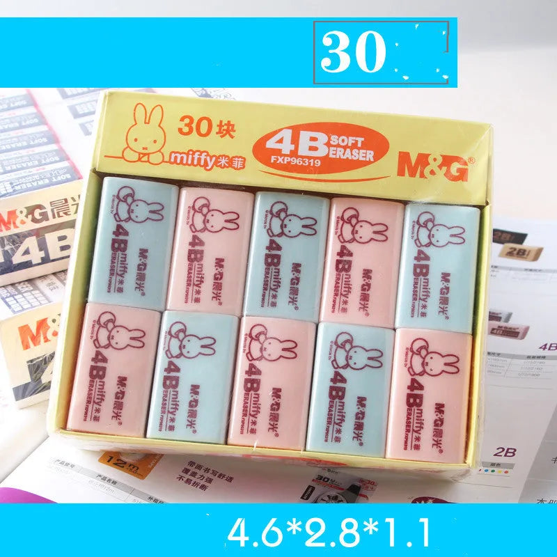 Children's small eraser student exam eraser in colour soft clean design by Chenguang