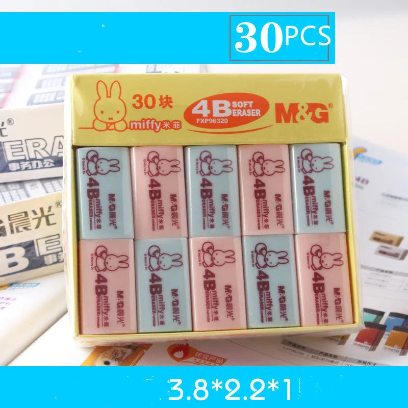 Children's small eraser student exam eraser in colour soft clean design by Chenguang