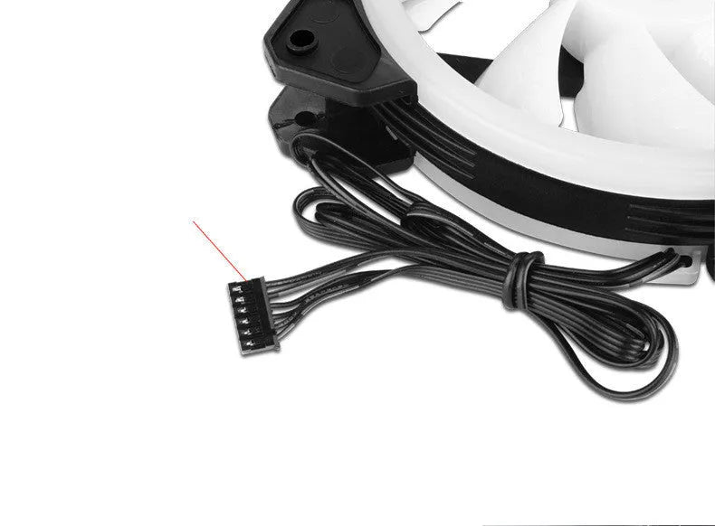 Camouflage pattern RGB colour changing 12cm PC chassis cooling fan