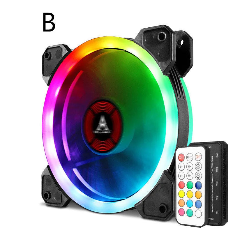 Camouflage pattern RGB colour changing 12cm PC chassis cooling fan