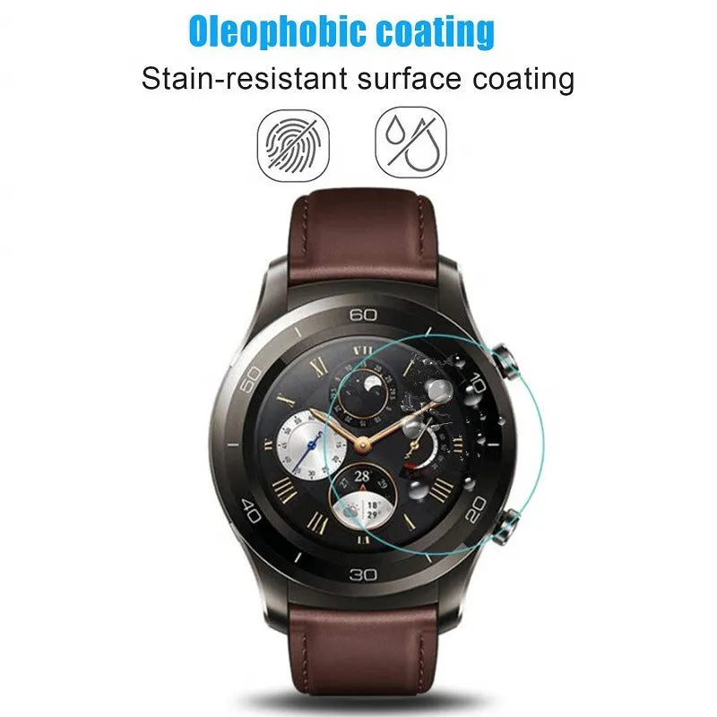 Tempered glass screen protector for Garmin Fenix 6x Pro watch transparent front film