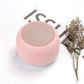 Mini wireless Bluetooth speaker in black with built-in lithium battery and USB port