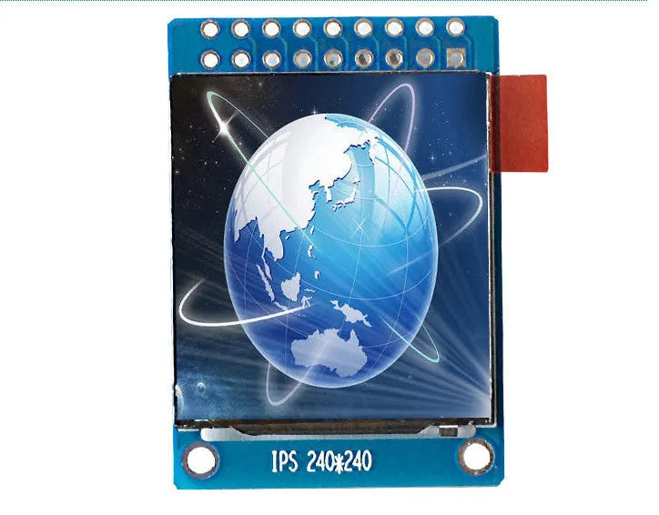 1.3 inch square IPS LCD display panel with 240x240 resolution for electronic projects