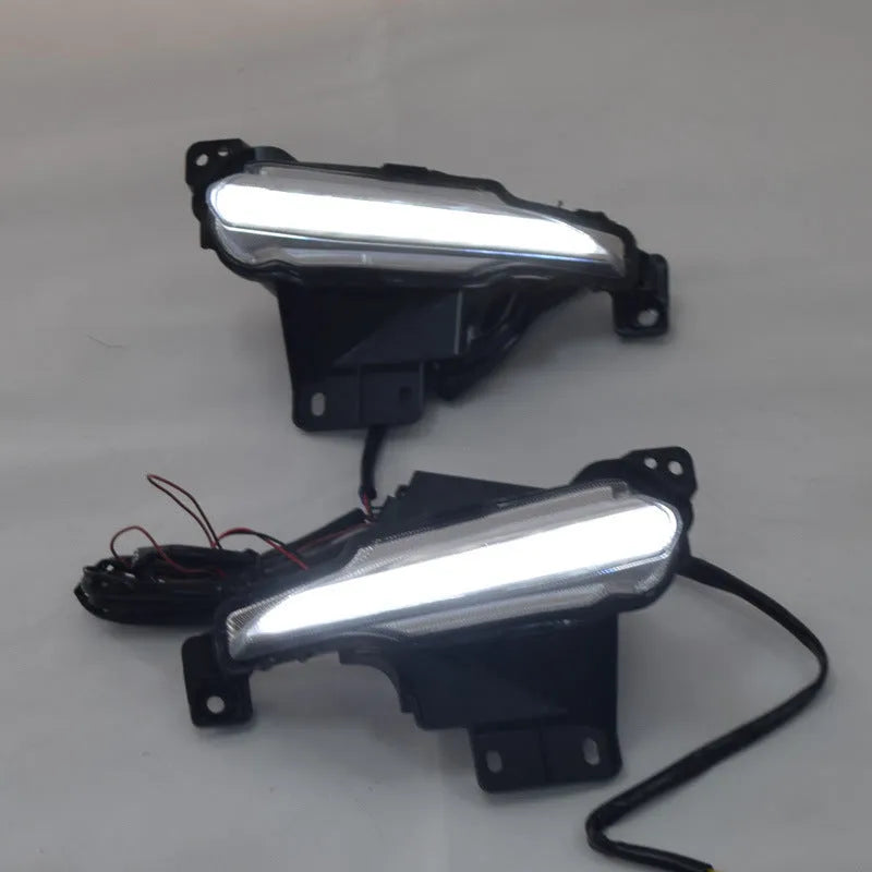 Angkesaila LED daytime running light for Mazda 3 2017, 6000K white light, ABS housing, 10W LED