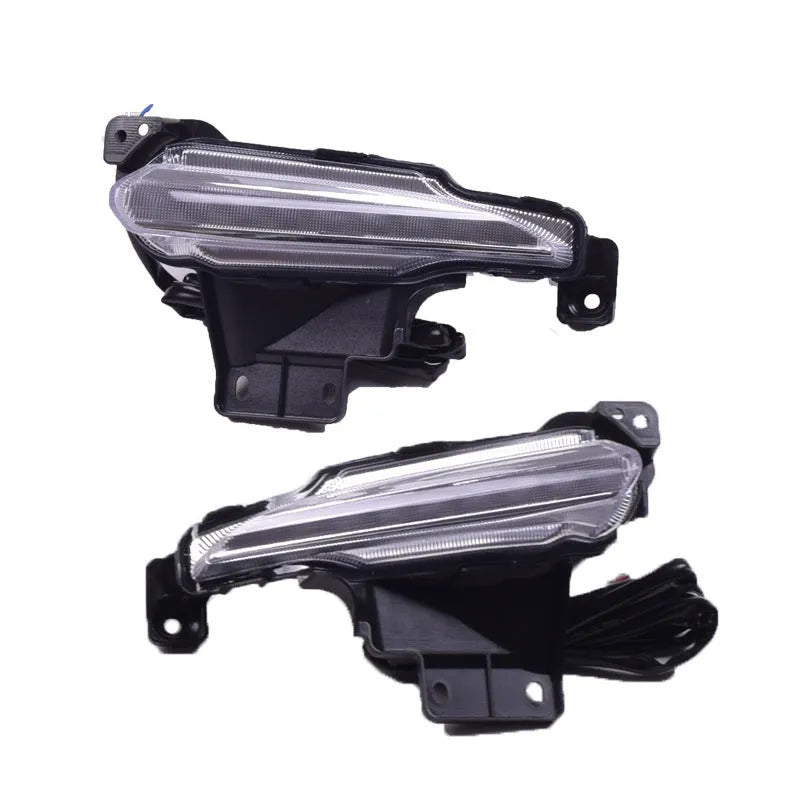 Angkesaila LED daytime running light for Mazda 3 2017, 6000K white light, ABS housing, 10W LED