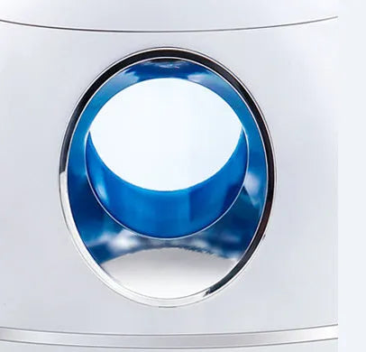 White round aromatherapy mist humidifier with USB cable and 800ml water tank capacity