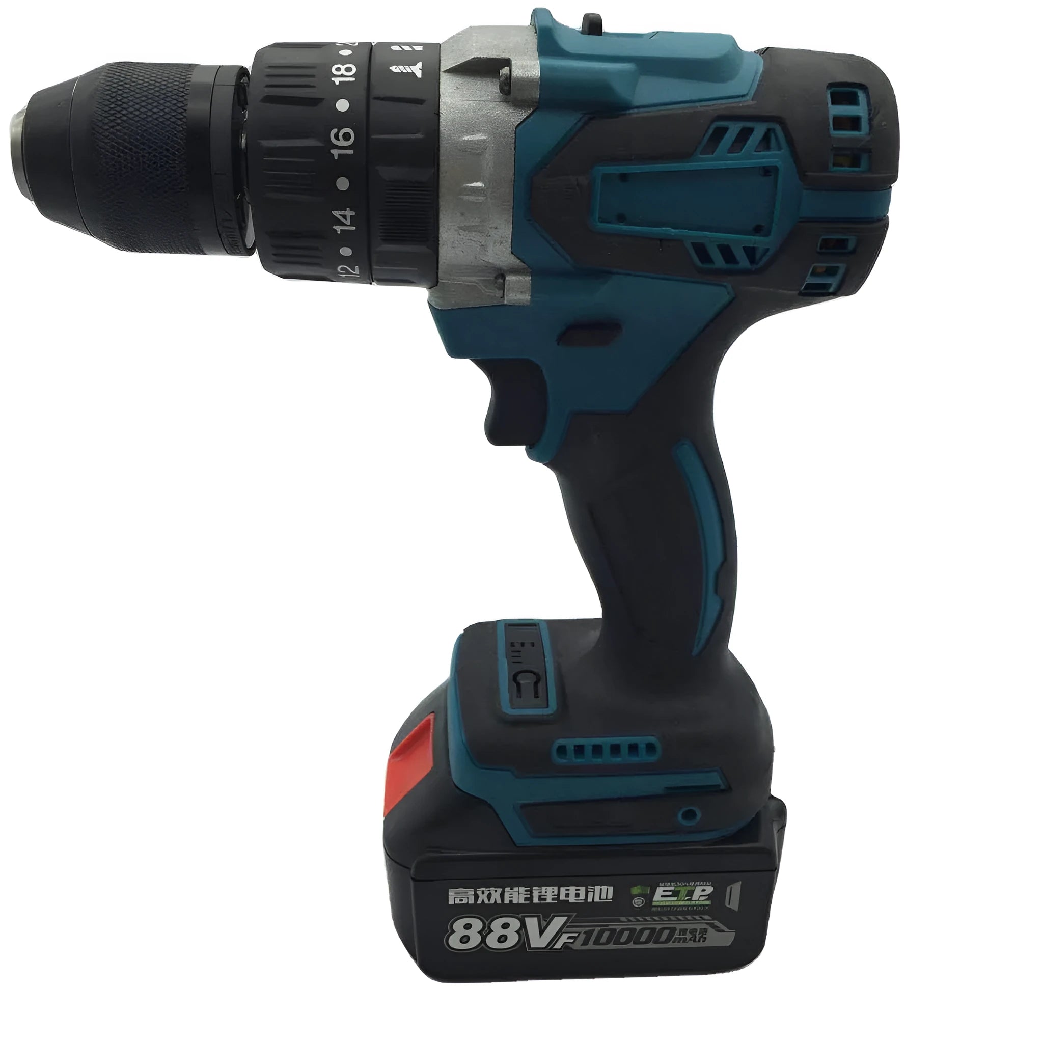 21V cordless impact drill and electric screwdriver tool with 13mm chuck